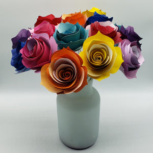 "Captivating Beauty: The Elegance of Paper Rose Bouquets"